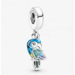 Parrot sterling silver dangle with trans - 791679C01