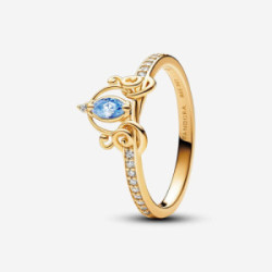 Disney Cinderella 14k gold-plated ring w - 163059C01-52