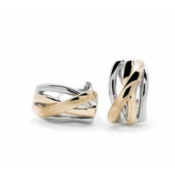 PENDIENTES PLATA CHAPADA - 12623-G-A