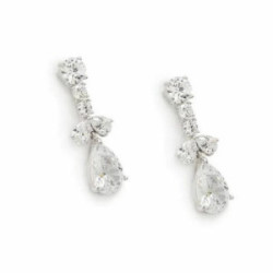 Pendiente plata Line Argent - 17092-A