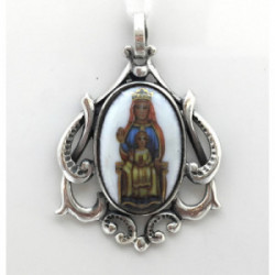 Medalla Plata Virgen del Templo 35 mm - ME028-DEL TEMPLO