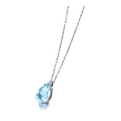 Gargantilla oro blanco y diamantes - GD034OB.AG