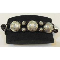 PULSERA MARRON 3MONUMENTOS 1PERLA