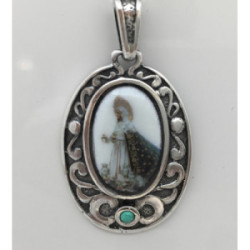 Medalla Plata Virgen de la Esperanza 35mm - ME029-LA ESPERANZA