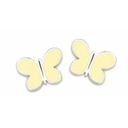 Pendientes superagatha pastel mariposa crema - 085SPA