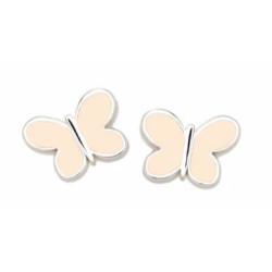 Pendientes superagatha pastel mariposa ligth pink - 090SPA