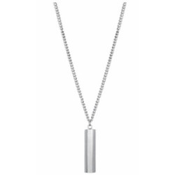 Collar de hombre de acero y placa colgante - 15172C01000