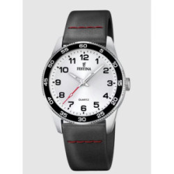 Reloj de niño Junior Collection de piel negro - F16906/A