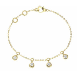 Brazalete Guess mujer Panarea Dorado - JUBB05186JWYGS