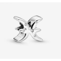 Charm Zodiaco Piscis Brillante