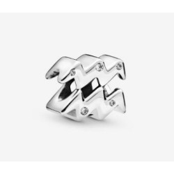 Charm Zodiaco Acuario Brillante