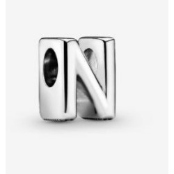 Charm en plata de ley Letra N - 797468