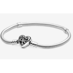 Pulsera de Cadena de Serpiente Cierre de Corazón Árbol Genealógico - 598827C01-18