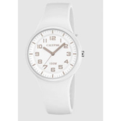Reloj de mujer Trendy de caucho blanco - K5851/1
