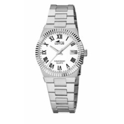 RELOJ LOTUS FREEDOM BLANCO CORREA DE ACERO INOXIDABLE - 18838/4