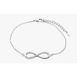 PULSERA INFINITO LOTUS SILVER - LP1872-2/3