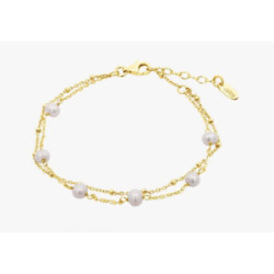 LOTUS SILVER PULSERA SRA.DOBLE.PERLA - LP3477-2/2