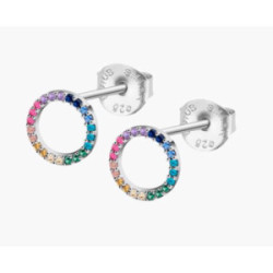 LOTUS SILVER PENDIENTE REDONDO - LP3671-4/2