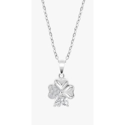 LOTUS SILVER COLLAR TREBOL. - LP3851-1/1