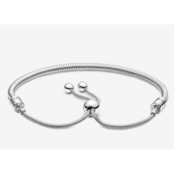 Pulsera de Cadena de Serpiente con Cierre Deslizante