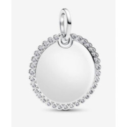 Colgante Etiqueta Redonda Grabable - 394007C01