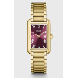 Belisenna Watch Steel, Wine, Gold Colour - CW15004