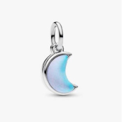 Charm Colgante Doble Luna Creciente