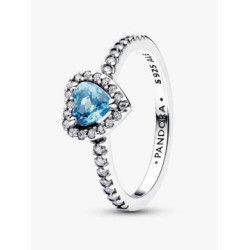 NUEVOAnillo Corazón Elevado Azul