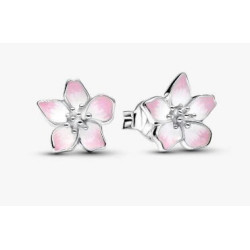 Pendientes de botón Flor de Cerezo