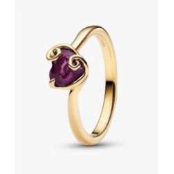Anillo Corazón Morado Sally de Pesadilla antes de Navidad de Disney