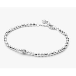 Pulsera Cuentas y Gemas Brillantes