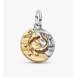 Charm Medallón Zodiaco Piscis